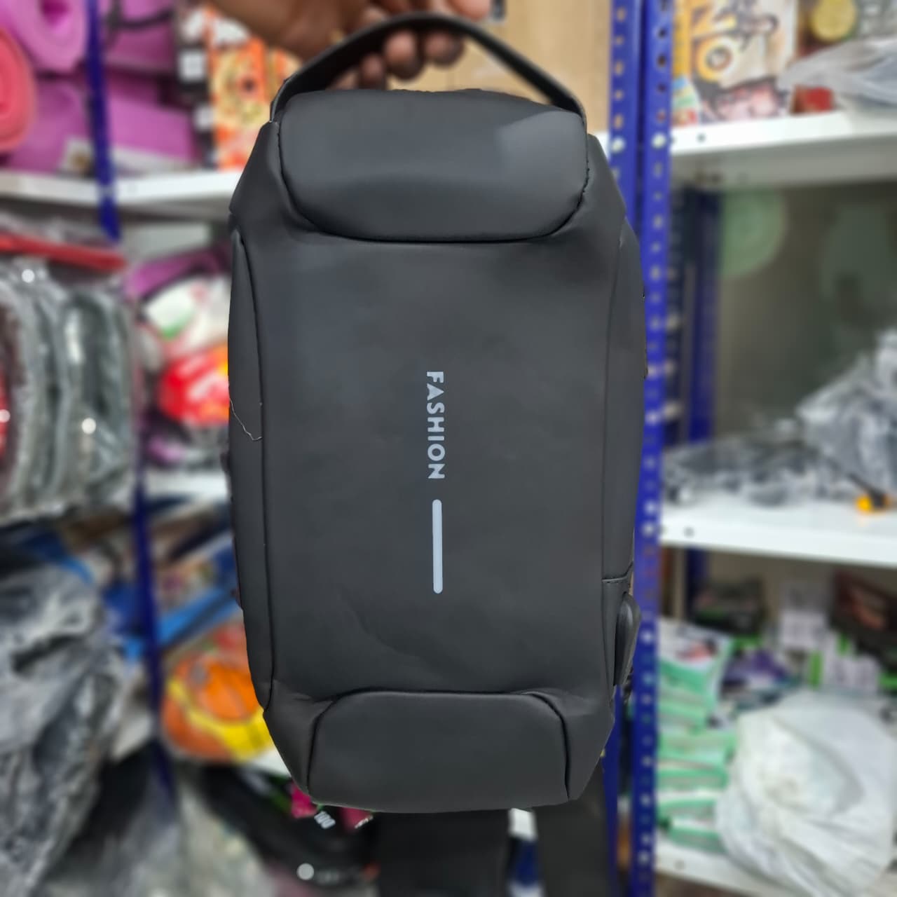 Cross Shoulder Travel Bag (Imported, with Security Lock & Cable)