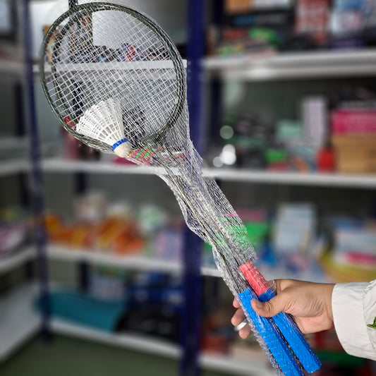 Badminton Racket Pair with Shuttle