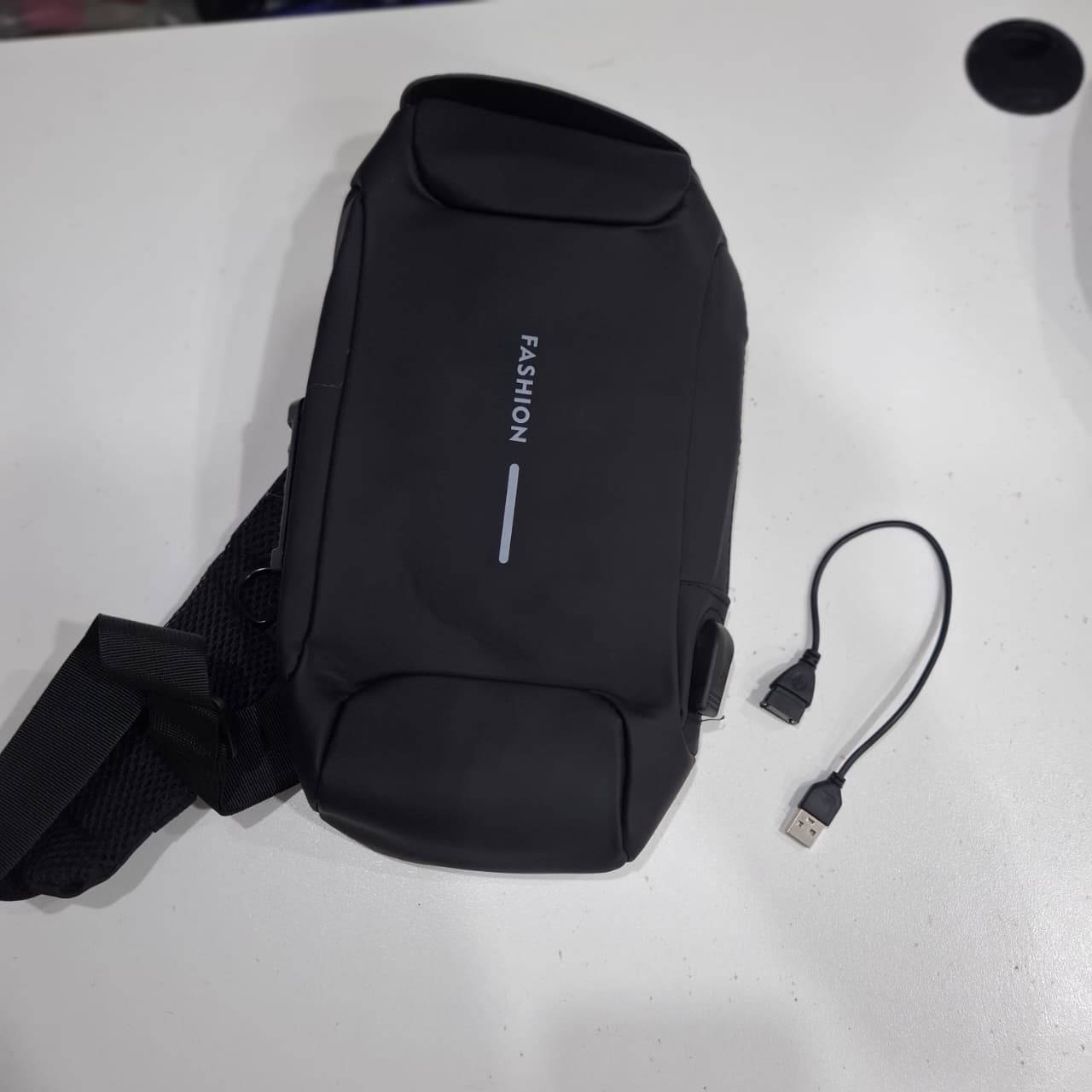 Cross Shoulder Travel Bag (Imported, with Security Lock & Cable)